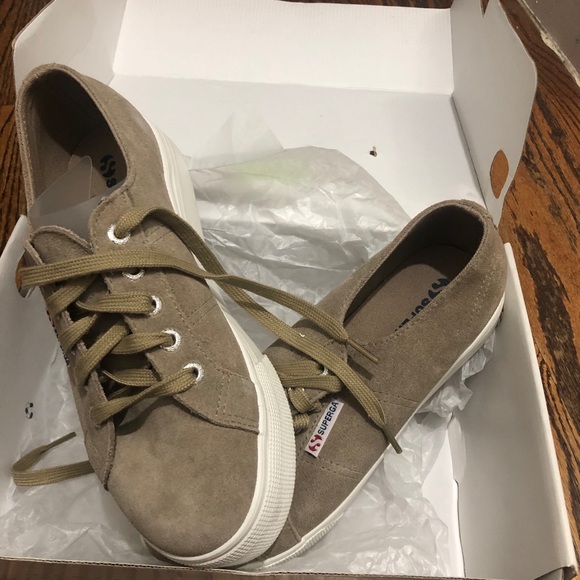 superga suede platform sneakers